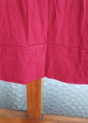 Kırmızı V Yaka Bluz - Görsel 5