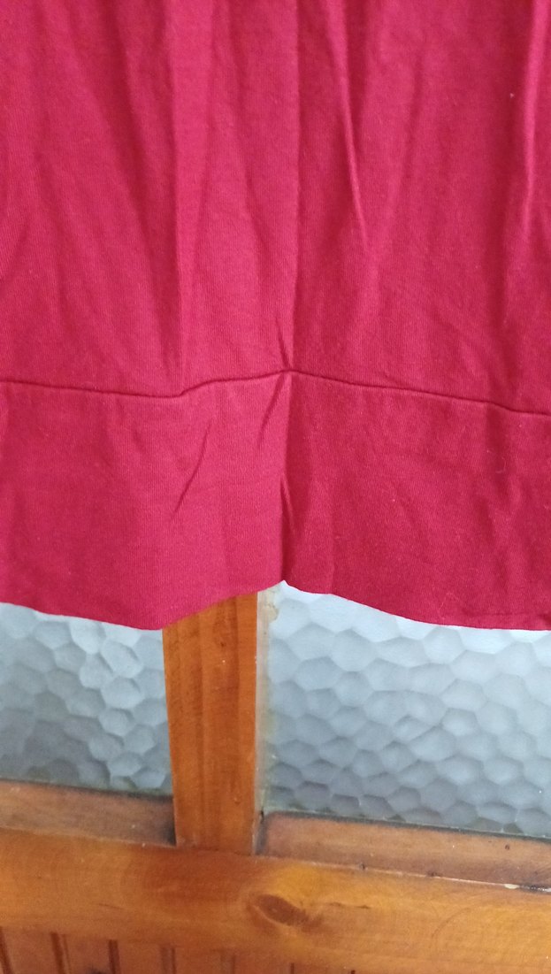 Kırmızı V Yaka Bluz - Görsel 5