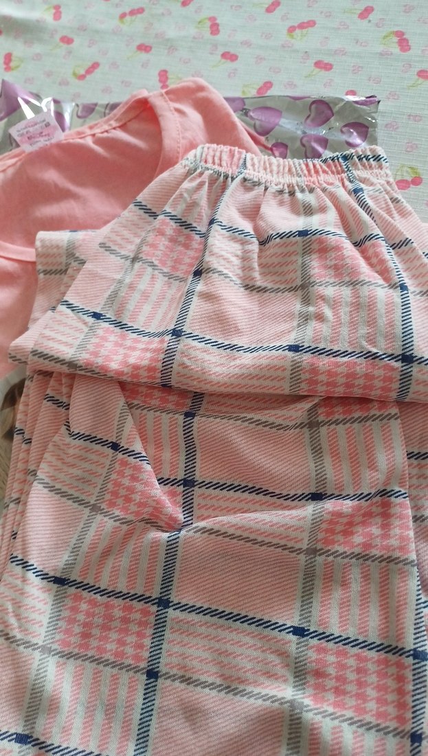 Kız Çocuk Pembe Pamuklu Uzun Kollu Pijama Takımı - Görsel 4