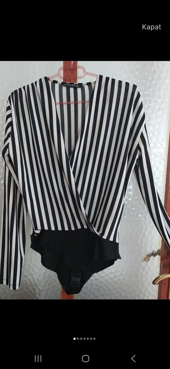 Siyah Triko Uzun Kollu Bluz - Görsel 4