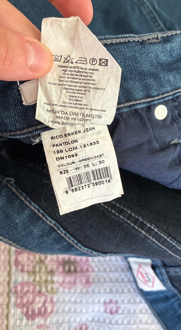 Erkek Koyu Mavi Regular Fit Kot Pantolon - Görsel 2