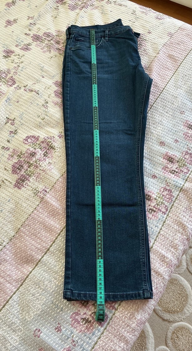 Erkek Koyu Mavi Regular Fit Kot Pantolon - Görsel 5