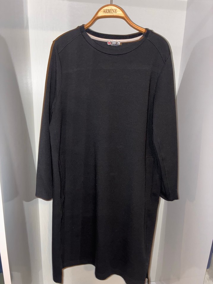 Siyah Uzun Kışlık Tunik - Görsel 2