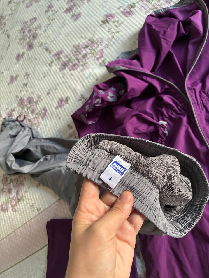 Tesettür mor gri haşema - Görsel 4