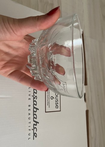 Paşabahçe Mousse Cam Kase Seti 6'lı - Görsel 2