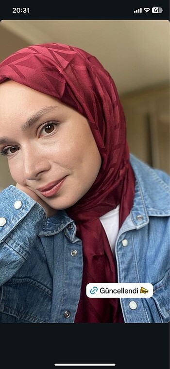 Armanda Jakar Şal Bordo