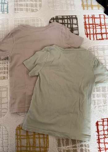 Çocuk için pastel renkli düz tişörtler - Görsel 3