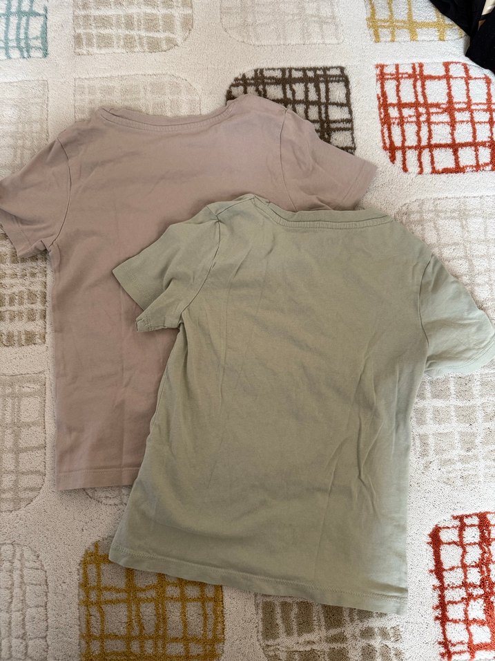 Çocuk için pastel renkli düz tişörtler - Görsel 3