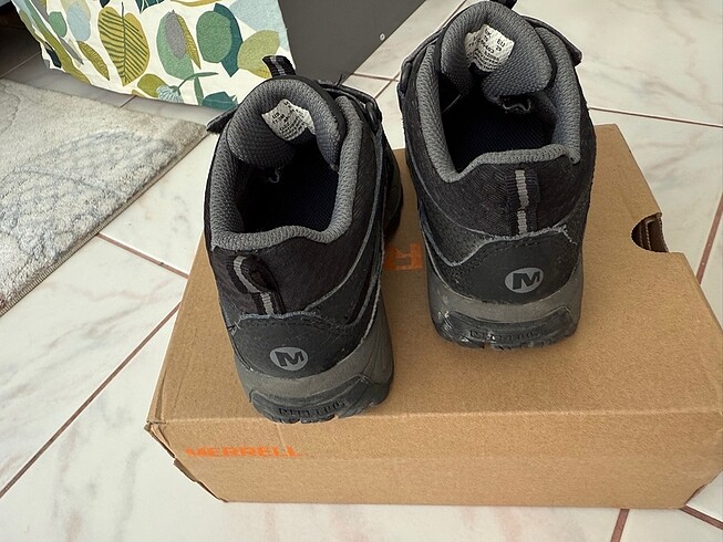 29 Beden siyah Renk Merrell çocuk bot