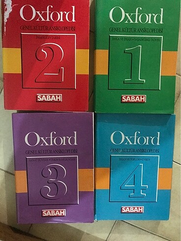 OXford 4?lü 2 set toplam 8 adet