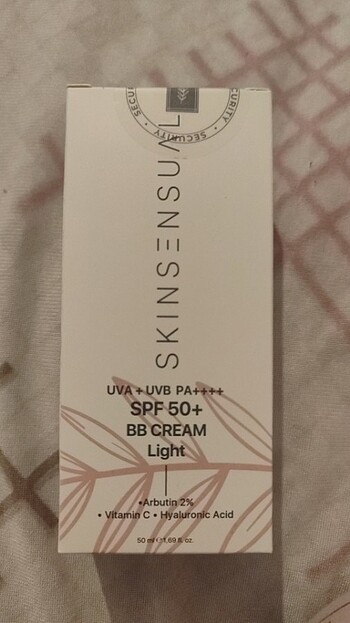 Skinsensual spf 50+ BB cream light güneş kremi