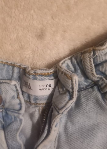 Zara yumuşak kot şort