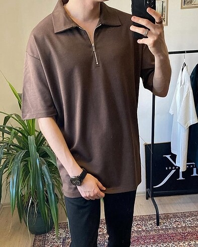 Oversize Polo Yaka Tişört