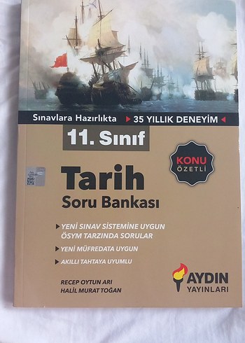 11. Sınıf Tarih Soru Bankası - Aydın Yayınları