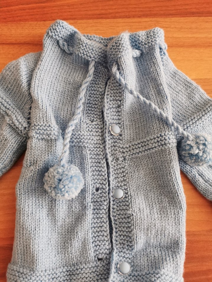 Bebek Örgü Takımı Mavi - Görsel 2