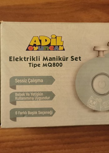 Adil Oyuncak Elektrikli Manikür Seti MQ800