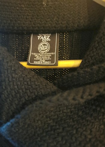 Siyah Örgü Boğazlı Kadın Kazak - Görsel 3