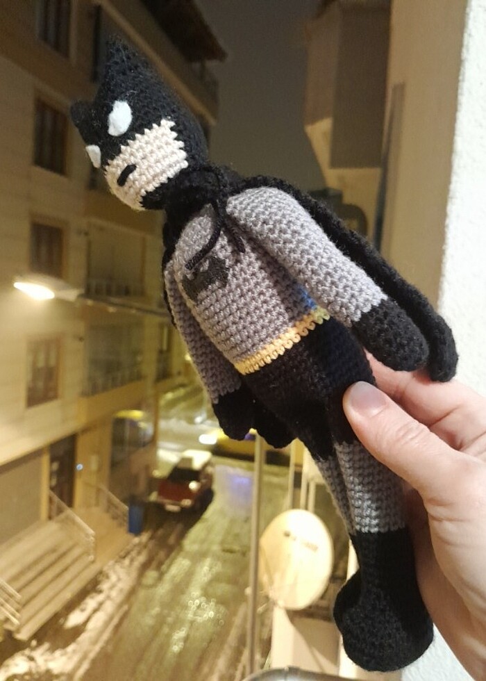 Amigurumi oyuncak batman - Görsel 3