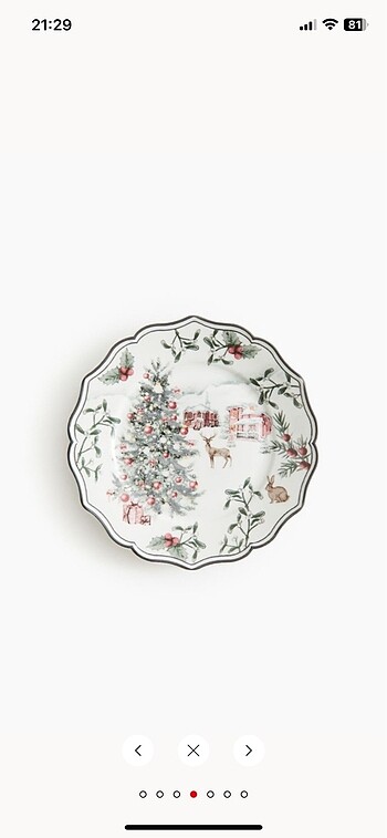 H&M Home H&M home 2 adet pasta tabağı