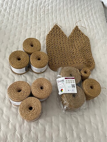  Spagetti yarn kâğıt ip