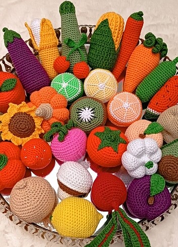 Amigurumi meyve ve sebzeler 