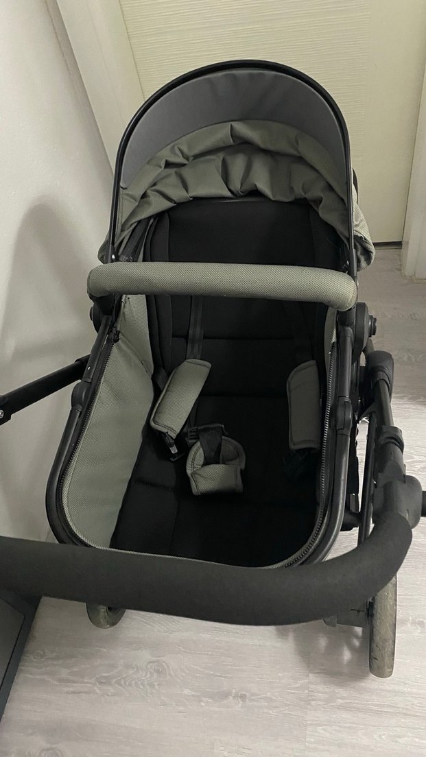 Gri Çift Yönlü Bebek Arabası ve Puset - Görsel 3
