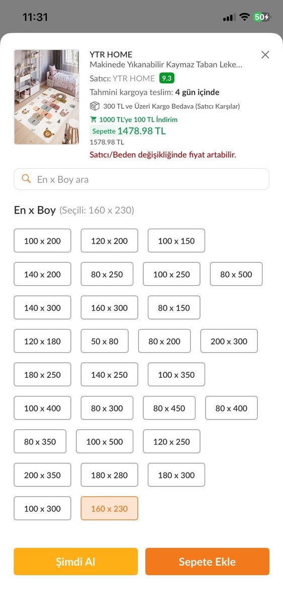 Çocuklar İçin Renkli Oyun Halısı - Görsel 2