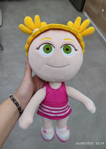 Tinky Renkli Saçlı Peluş Oyuncak Bebek