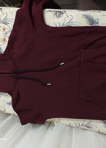 Bordo erkek sweatshirt 
