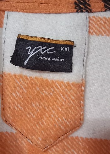 xxl Beden Bej Desenli Düğmeli Uzun Kollu Kadın Gömlek