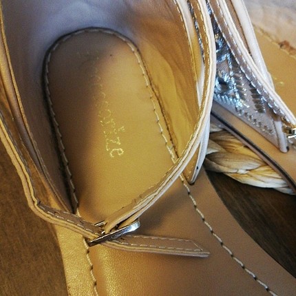 38 Beden kahverengi Renk accessorize sandalet 