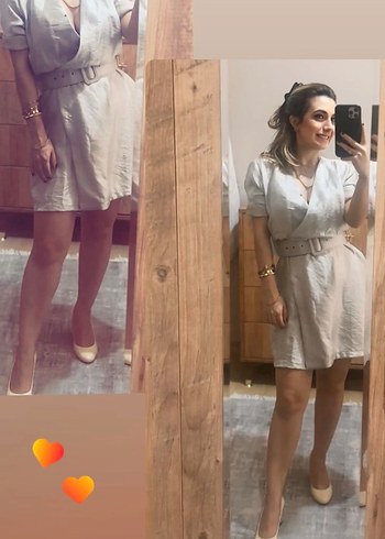 midi boy elbise - Görsel 14