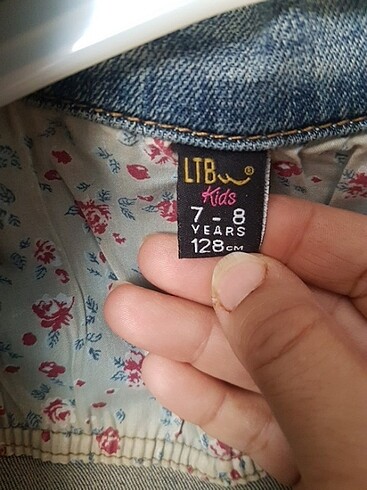 8 Yaş Beden Kız çocuk kot ceket