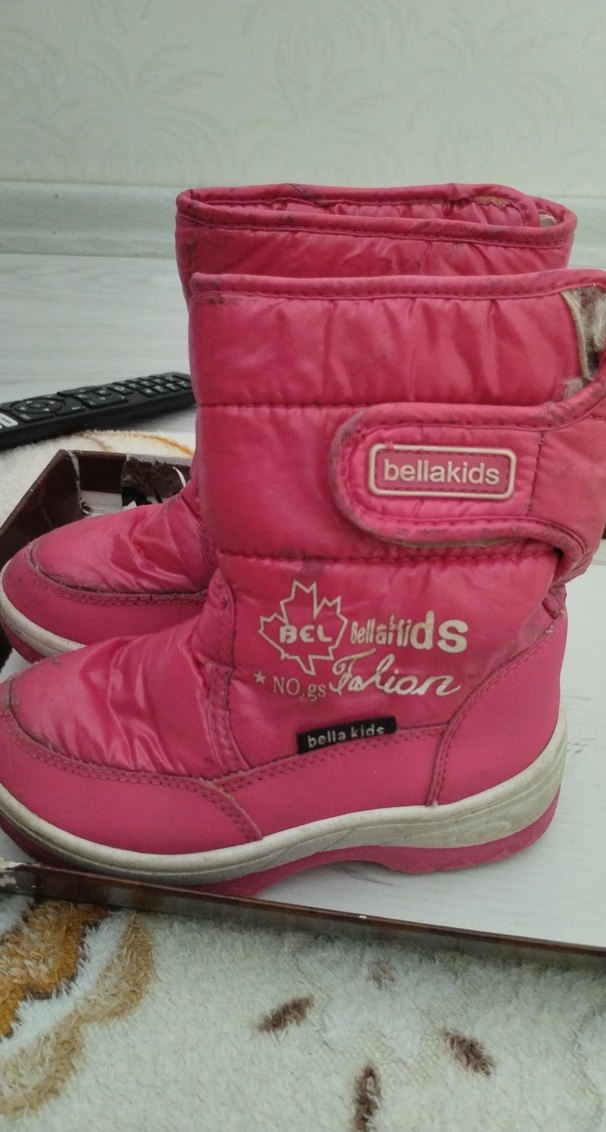 Kız Çocuk Pembe Tokalı Kauçuk Bot - Görsel 2