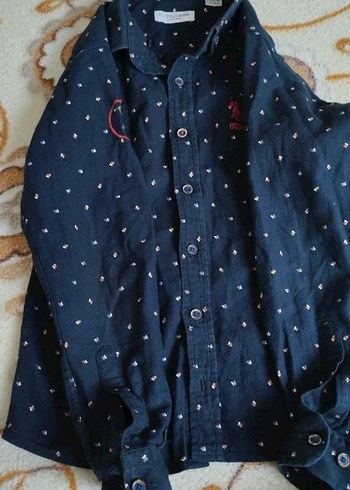 Erkek Çocuk Lacivert Uzun Kollu Baskılı Gömlek - Görsel 3