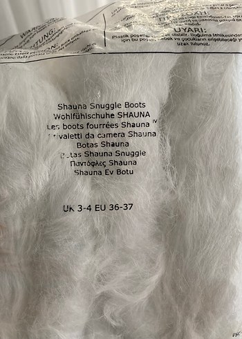 2 çift Beyaz Kürklü Ev botu sıcacık - Görsel 5