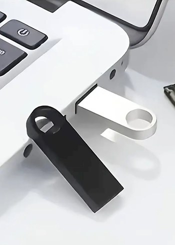Beden 100 GB Gri Metal USB Bellek Anahtarlık