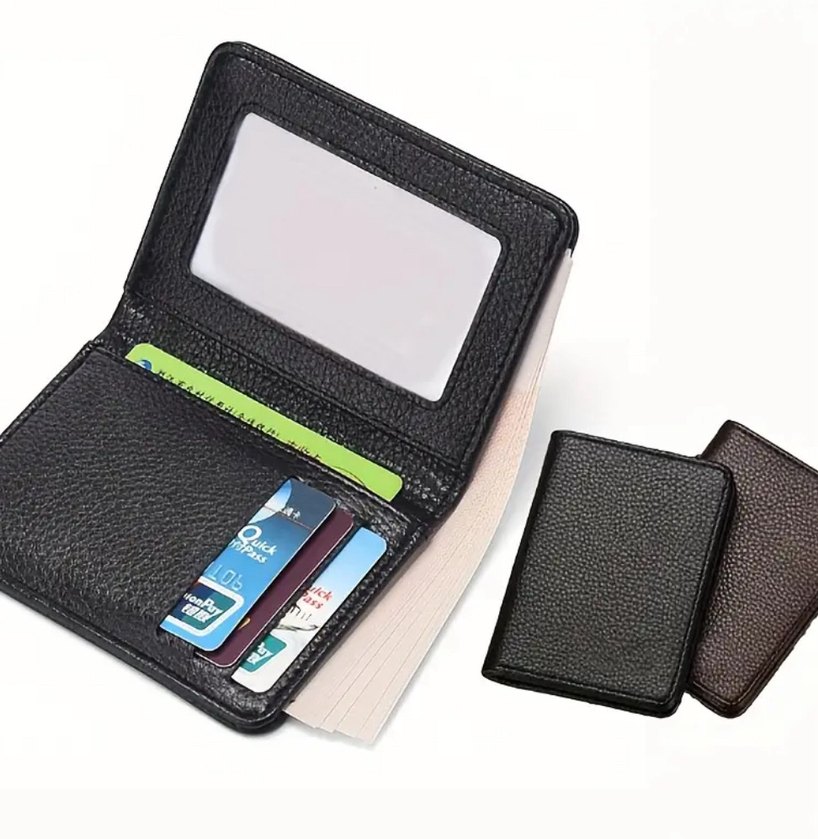 Koyu Kahverengi Düz Erkek Cüzdanı - Görsel 2