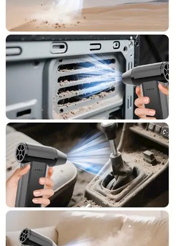 Diğer Dört Hız Ayarlı 130.000 RPM Siyah Elektrikli Hava Üfleyici
