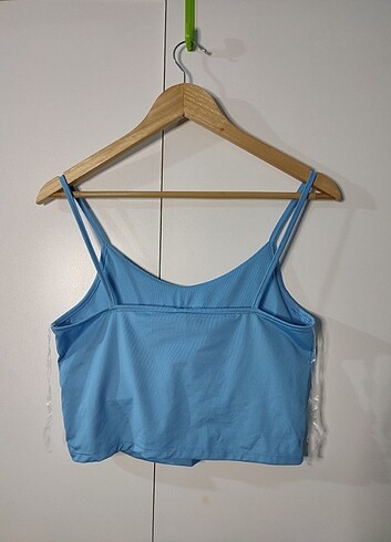 l Beden mavi Renk Defacto Spor Crop