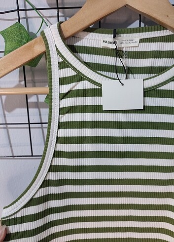xl Beden çeşitli Renk Pull and Bear Elbise