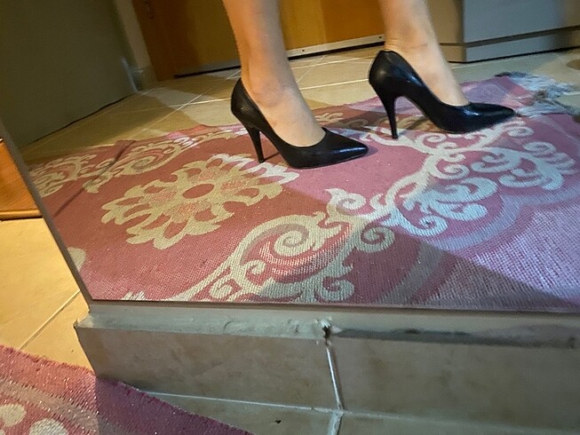 36 Beden siyah Renk Siyah Stiletto