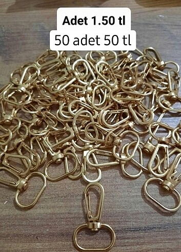 Makrome Anahtarlık Aparatı Gold Renk
