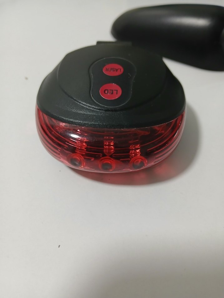 bisiklet aksesuar seti (çift ayna + arka ışık + sibop kapağı) - Görsel 2