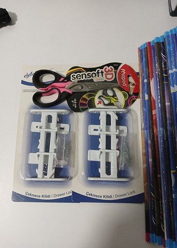 dev kırtasiye seti marka ürünler dolu paket - Görsel 20