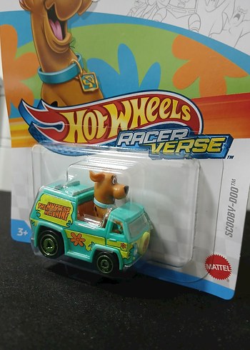 hot wheels racer verse scooby-doo mystery machine sıfır - Görsel 3