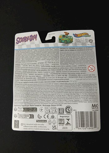 hot wheels racer verse scooby-doo mystery machine sıfır - Görsel 2