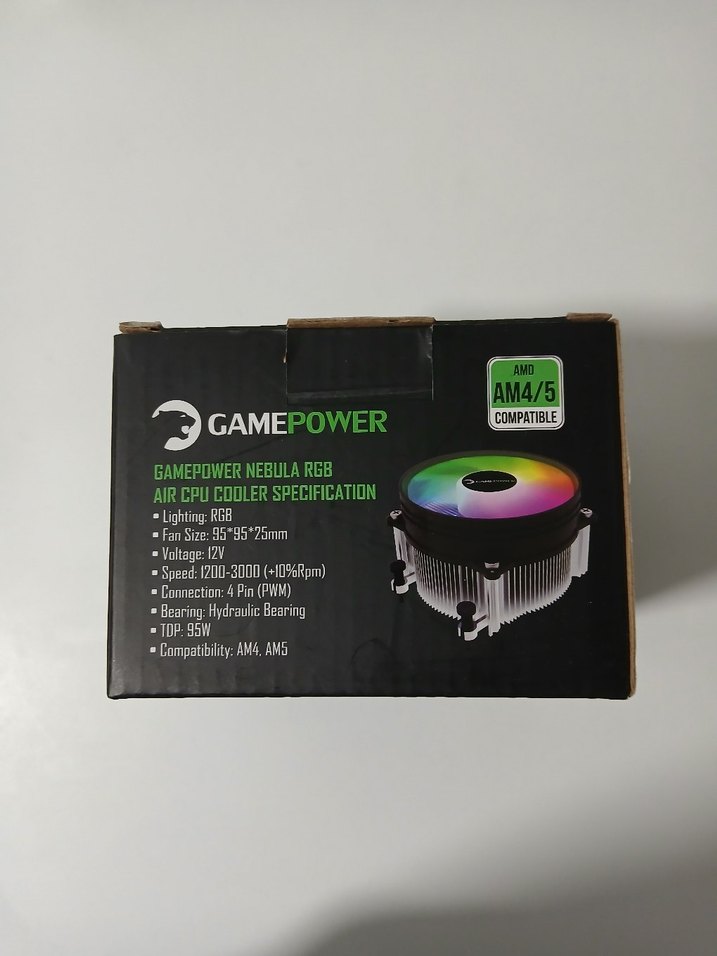 GAMEPOWER NEBULA RGB İşlemci Fanı - Görsel 4