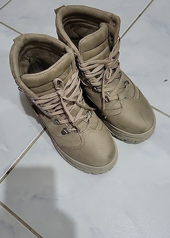 Bej Süet kadın Outdoor Botları