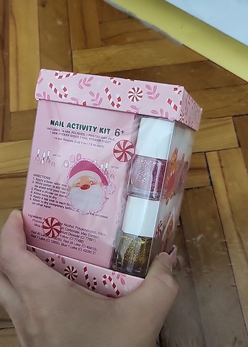 Pembe Pastel Tırnak Süsleme Seti - Görsel 2